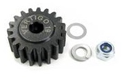 19t Steel pinion gear (7mm hex drive) (HPI Baja) - Click Image to Close